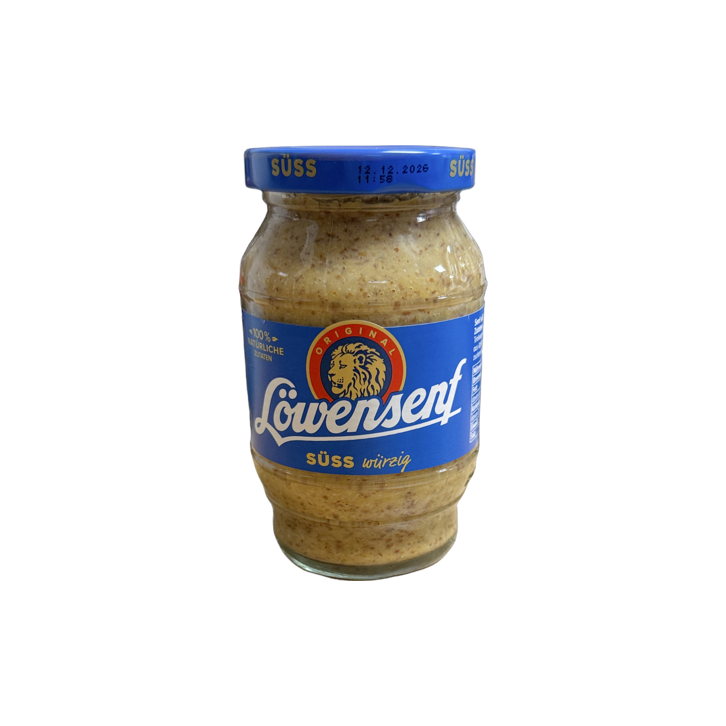 Lowensenf Mustard. Suss Wurzig