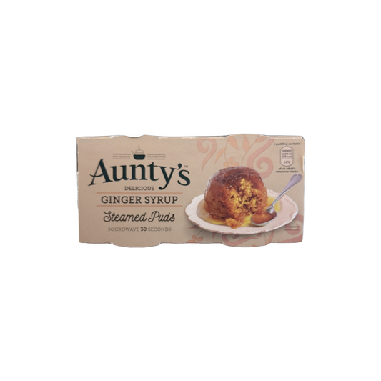 Aunty's Steamed Puds.  Ginger Syrup